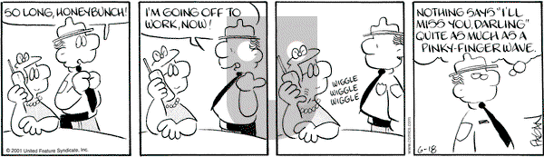 Drabble on Monday June 18, 2001 Comic Strip