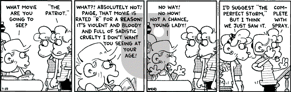 FoxTrot on Saturday August 25, 2001 Comic Strip