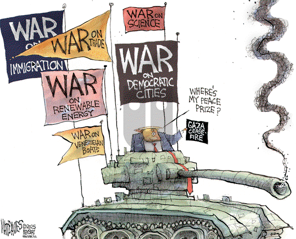 Matt Davies on Monday October 13, 2025 Comic Strip