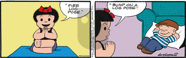 Nancy on Thursday May 28, 2015 Comic Strip