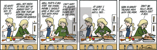 Doonesbury on Monday February 2, 2015 Comic Strip
