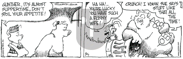 The Grizzwells - Tuesday October 7, 2003 Comic Strip
