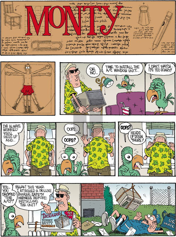 Monty on Sunday July 11, 2021 Comic Strip