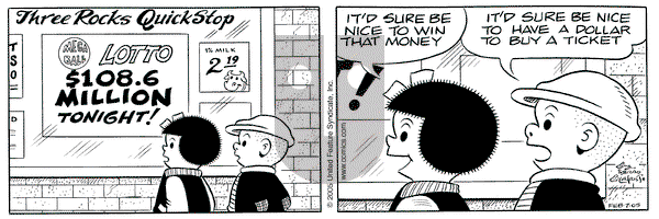 Nancy on Monday February 7, 2005 Comic Strip
