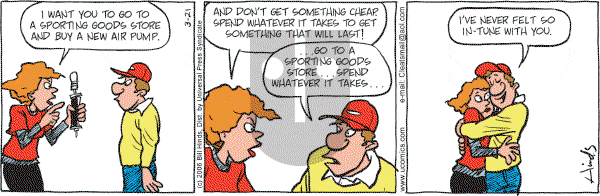Cleats - Tuesday March 21, 2006 Comic Strip
