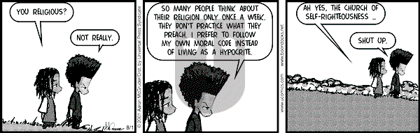 The Boondocks - Wednesday August 1, 2001 Comic Strip