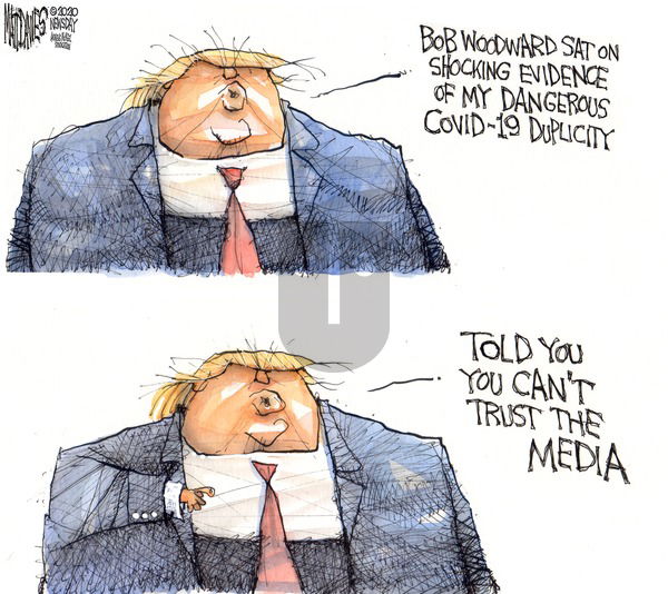 Matt Davies on Sunday September 13, 2020 Comic Strip