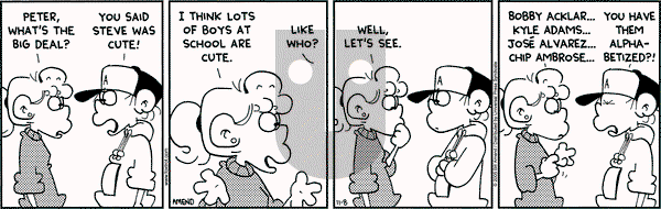 FoxTrot on Wednesday January 11, 2006 Comic Strip