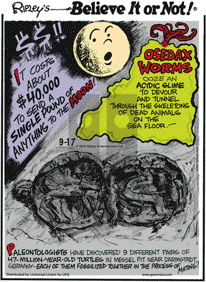 Ripley's Believe It or Not on Monday September 17, 2012 Comic Strip