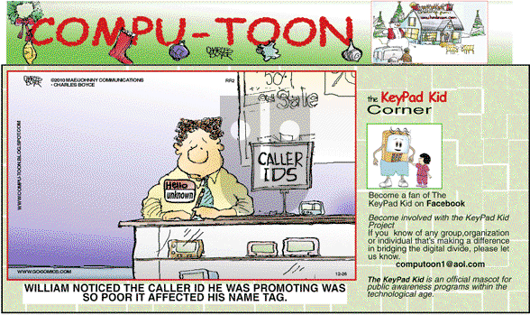 Compu-toon on Sunday December 26, 2010 Comic Strip