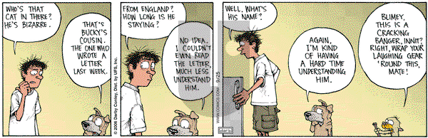 Get Fuzzy on Monday December 11, 2006 Comic Strip