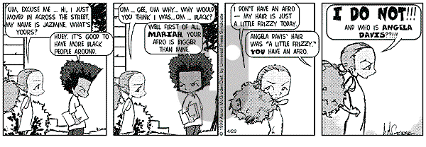 The Boondocks on Wednesday November 29, 2006 Comic Strip