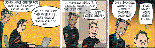 Luann on Tuesday April 14, 2009 Comic Strip