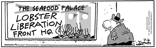 Frank and Ernest on Thursday July 6, 2000 Comic Strip