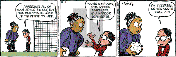 Cleats on Tuesday October 5, 2004 Comic Strip