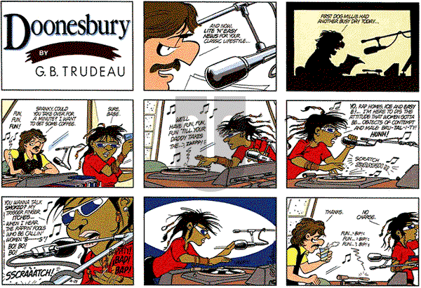 Doonesbury on Sunday April 29, 1990 Comic Strip