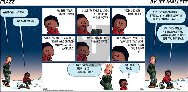 Frazz on Sunday December 29, 2019 Comic Strip