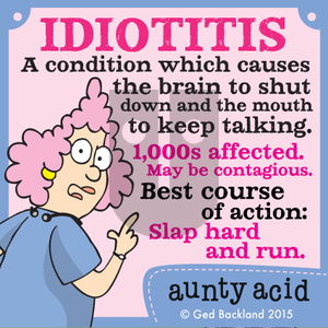 Aunty Acid on Friday March 6, 2015 Comic Strip
