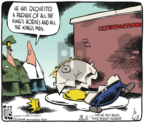 Tom Toles on Tuesday April 3, 2018 Comic Strip