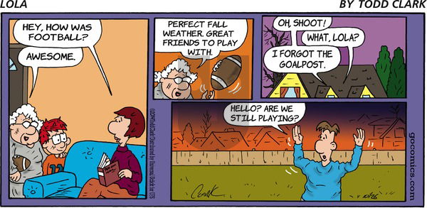 Lola on Sunday October 26, 2014 Comic Strip