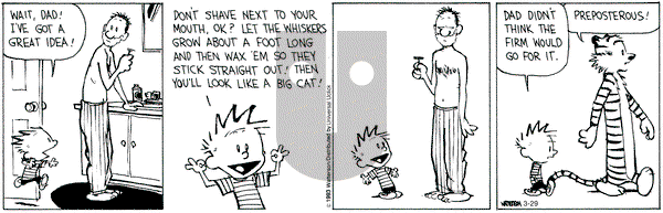 Calvin and Hobbes - Friday March 29, 2013 Comic Strip