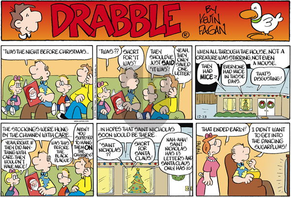 Drabble on Sunday December 23, 2007 Comic Strip