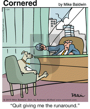 Cornered on Thursday January 24, 2019 Comic Strip