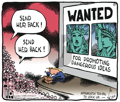 Tom Toles on Friday July 19, 2019 Comic Strip
