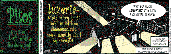 Baldo on Monday November 6, 2006 Comic Strip