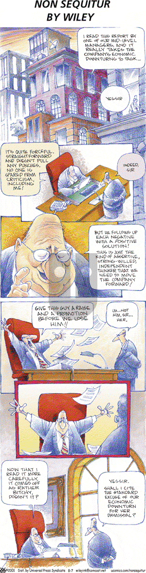 Non Sequitur on Sunday August 7, 2005 Comic Strip