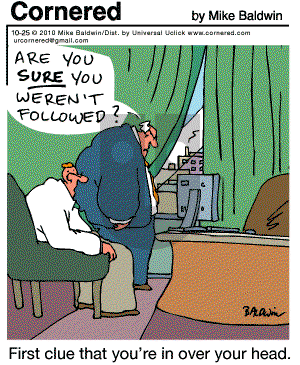 Cornered - Monday October 25, 2010 Comic Strip