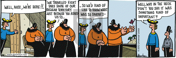 Overboard on Monday January 16, 2012 Comic Strip