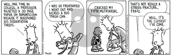 Frazz on Saturday January 12, 2002 Comic Strip