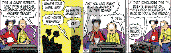 Baldo on Saturday September 27, 2003 Comic Strip