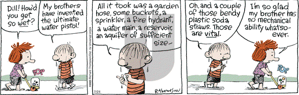 Cul de Sac on Thursday July 24, 2014 Comic Strip