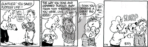 Luann on Thursday November 14, 1991 Comic Strip