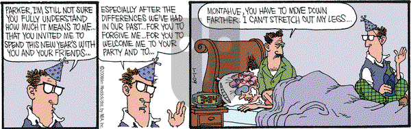 Monty on Thursday January 1, 2009 Comic Strip