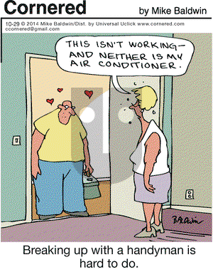 Cornered on Wednesday October 29, 2014 Comic Strip
