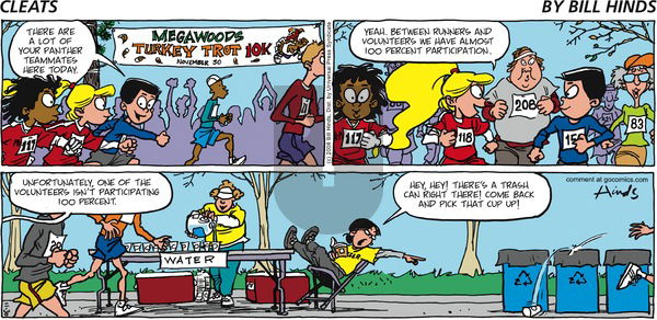Cleats on Sunday November 30, 2008 Comic Strip