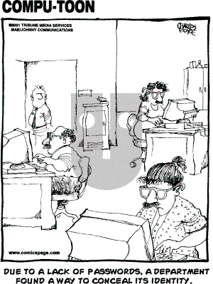 Compu-toon on Monday July 16, 2001 Comic Strip