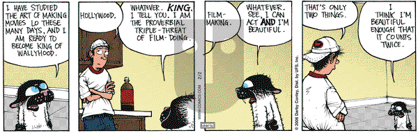 Get Fuzzy on Thursday February 2, 2006 Comic Strip