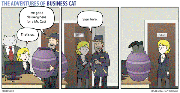 The Adventures of Business Cat - Monday June 20, 2016 Comic Strip