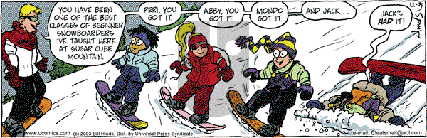 Cleats on Sunday August 15, 2004 Comic Strip
