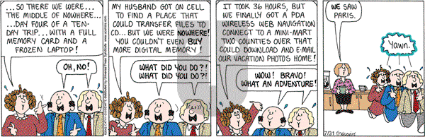 Cathy Classics - Friday July 31, 2009 Comic Strip