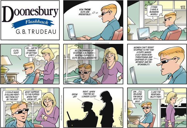 Doonesbury on Sunday March 1, 2009 Comic Strip