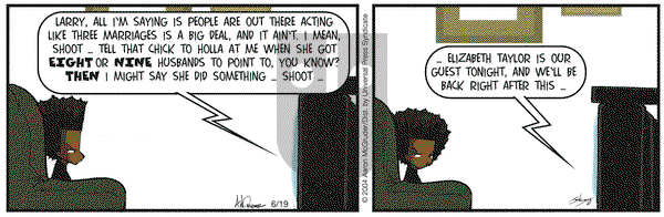 The Boondocks - Saturday June 19, 2004 Comic Strip