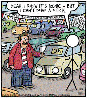 The Argyle Sweater - Saturday November 4, 2023 Comic Strip
