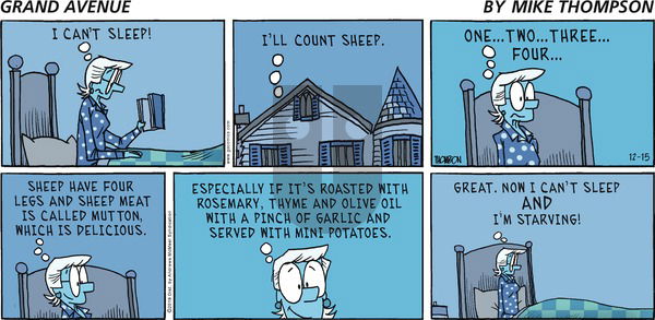 Grand Avenue on Sunday December 15, 2019 Comic Strip