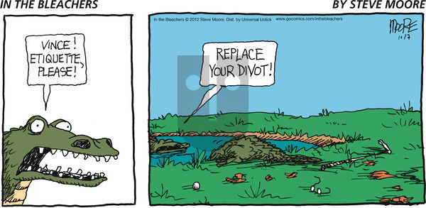 In the Bleachers on Sunday October 7, 2012 Comic Strip