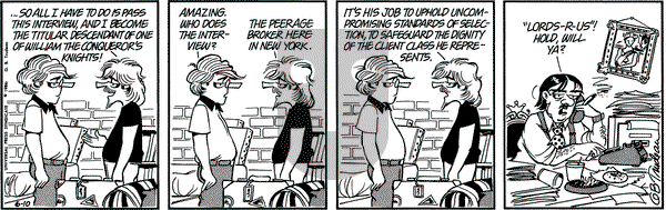 Doonesbury on Tuesday June 10, 1986 Comic Strip